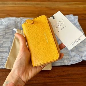 Senreve Card wallet in color TUMERIC